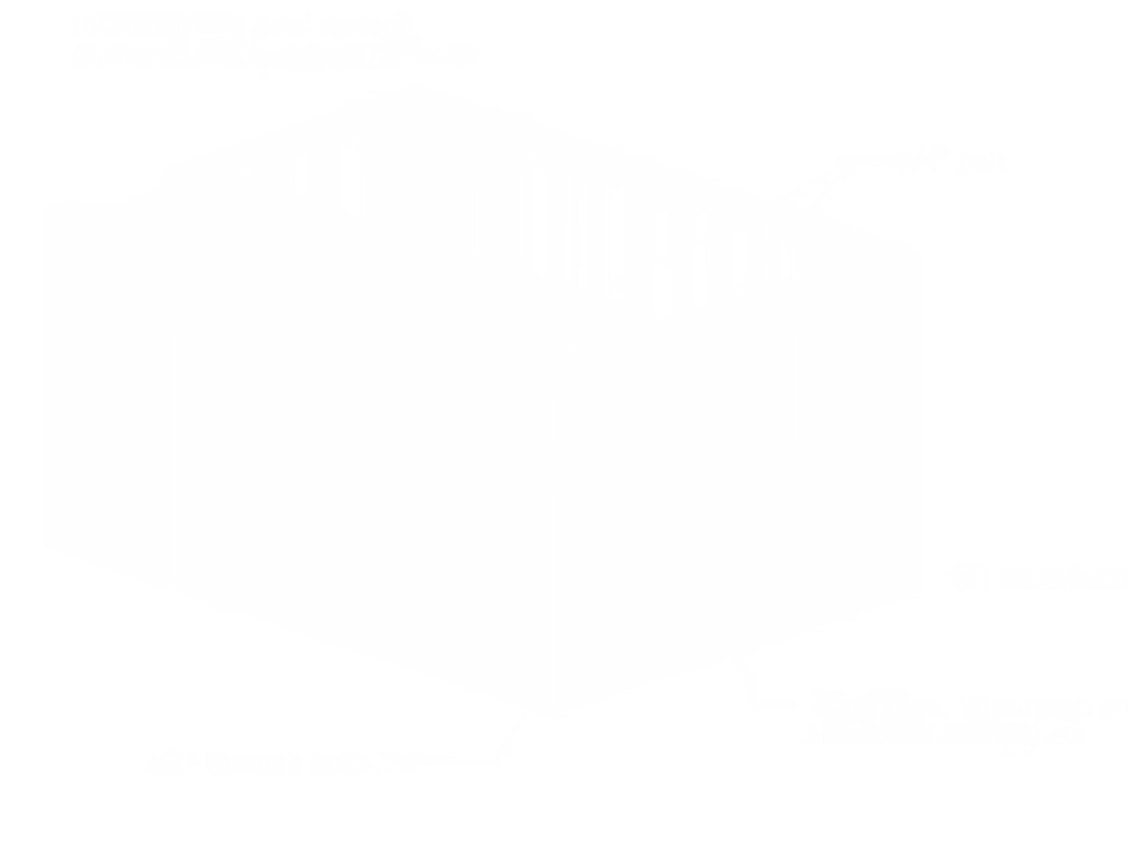 Axonometric drawing of an assembled Freestone vault from the stamped drawing set: wall and corner panels bolted together, the stair descending in its channel at one end, with callouts for the 1/2 inch galvanized through-bolts and the wire mesh on the panel backs.